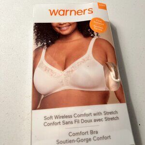WARNER'S SOFT WIRELESS COMFORT WITH STRETCH BRA SIZE 42C - NEW!!!!